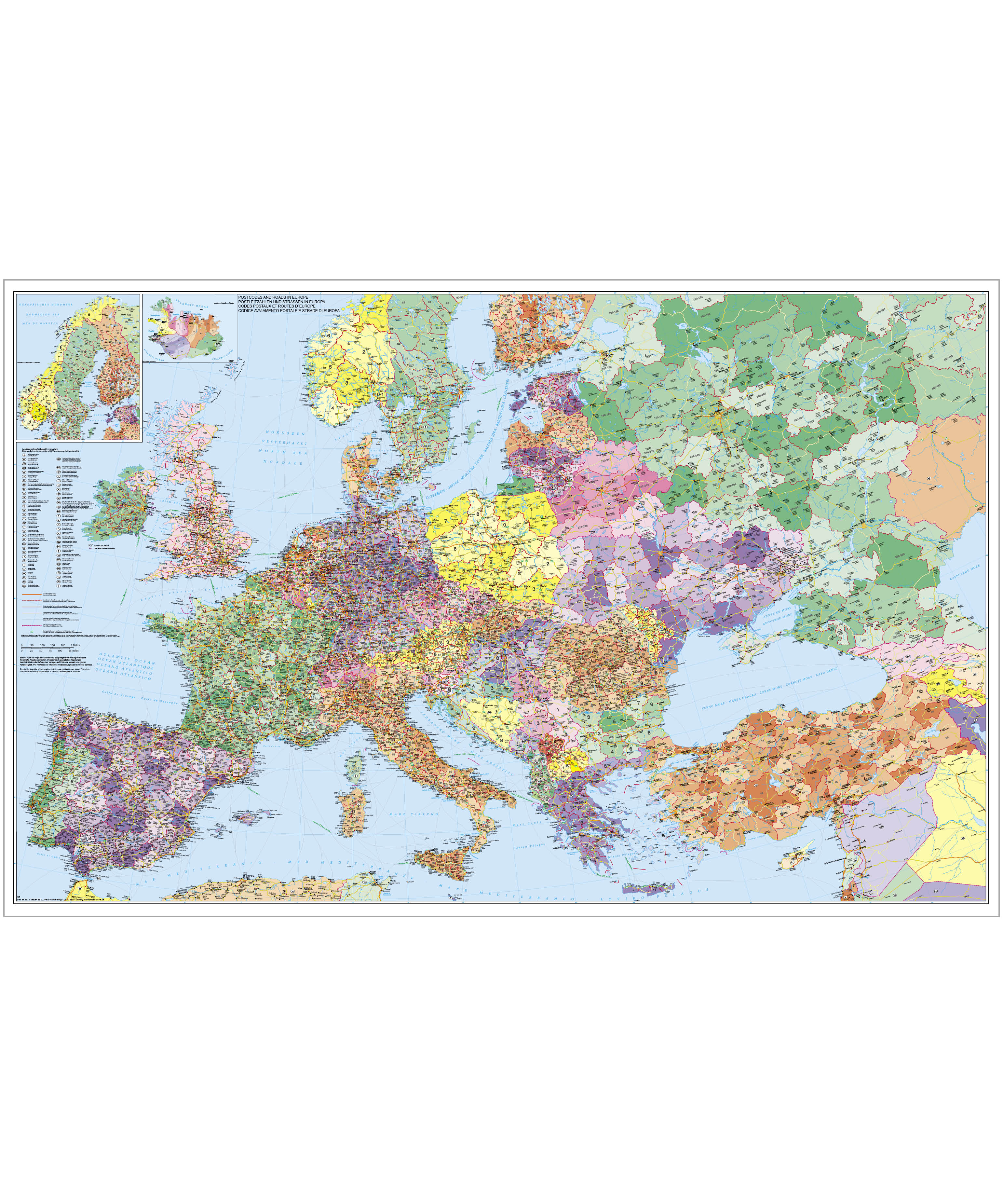 Aktuelle Karte Von Europa Ohne Beschrieftung - Aktuelle Weltkarten Als